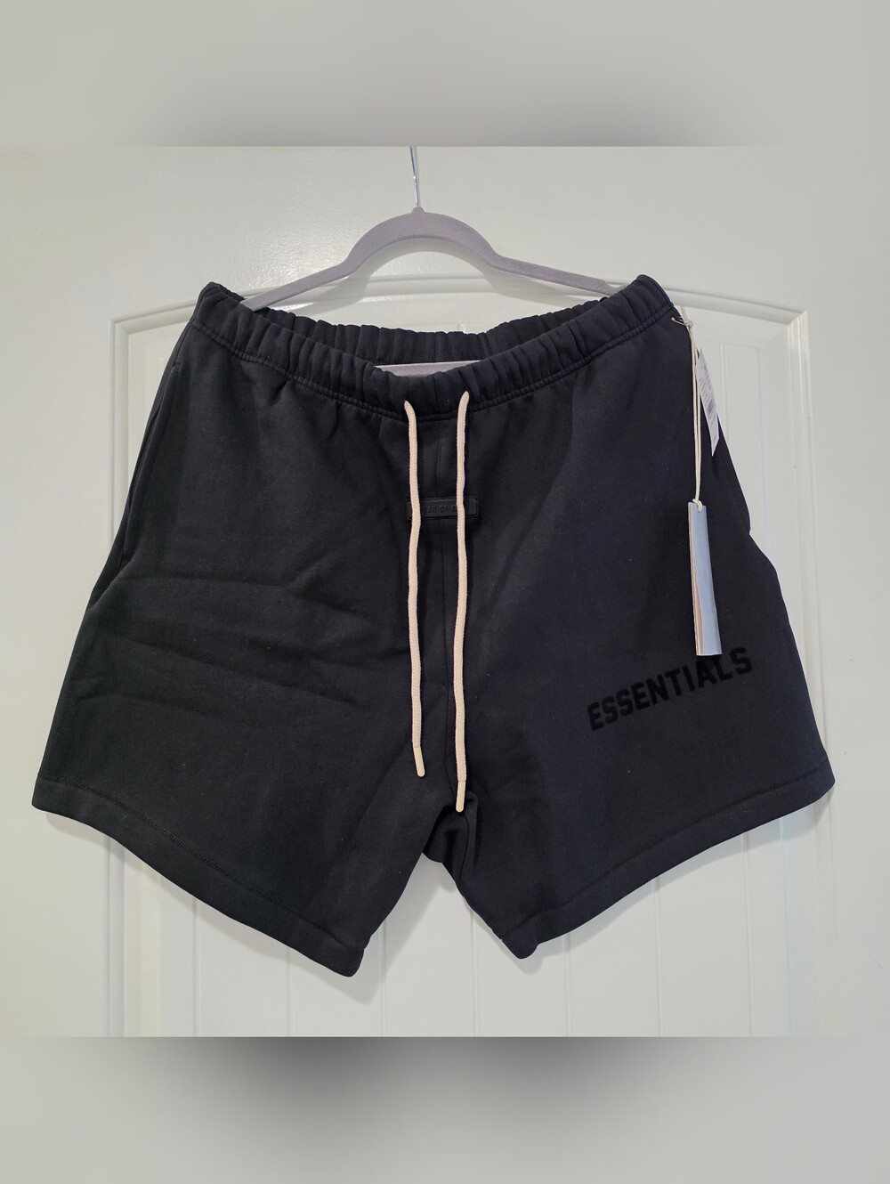 Essentials Fear Of God Black Shorts - Size Large